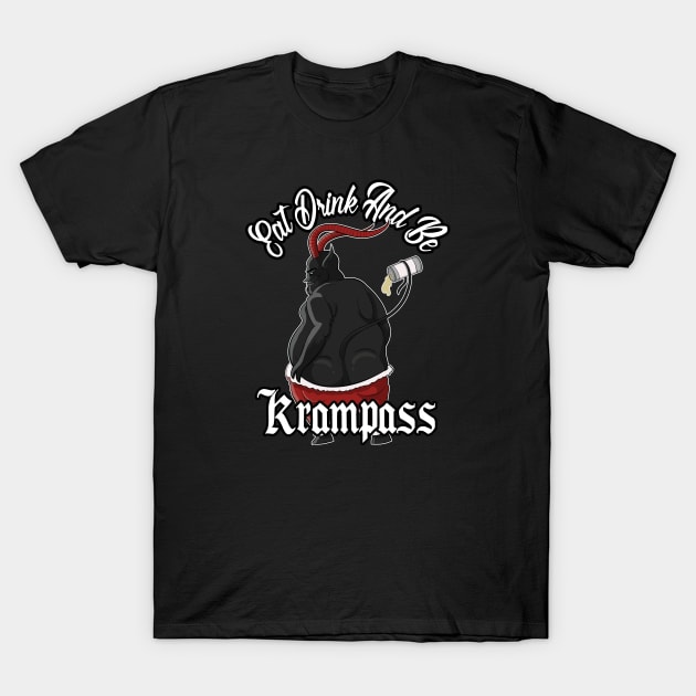 Merry Krampass T-Shirt by futiledesigncompany